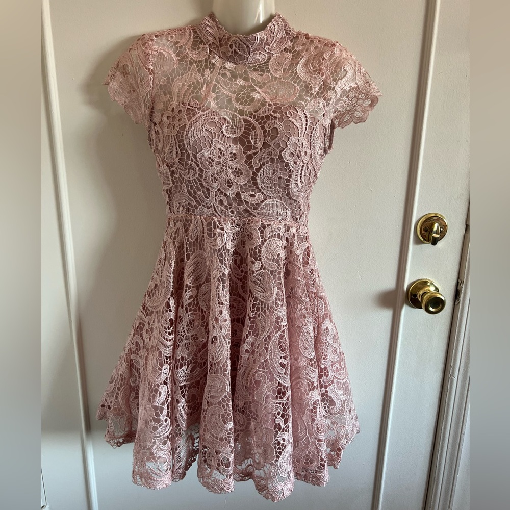 Windsor Blush Dress with Tulle